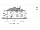 精致的别墅设计施工CAD建筑平立面图图片1