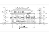 经典别墅样板设计施工CAD建筑平立面图图片1