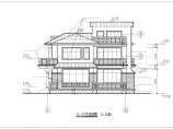 某地区东信山庄别墅建筑设计CAD施工图纸图片1