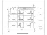 某地区村镇小康别墅建筑设计CAD全套施工图图片1