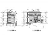某地区金湖山庄E5型别墅建筑设计CAD施工图图片1