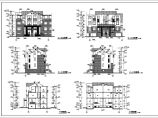 某地区居住小区A型别墅建筑设计CAD施工图图片1