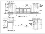 某室外舞台及附属用房建筑设计CAD图图片1