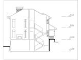 坡地独栋别墅方案设计的详细的CAD图纸图片1