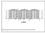 某地郊区联排住宅楼建筑设计CAD施工方案图图片1