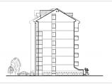 某地区的多层住宅楼标准层及立面CAD施工设计图纸图片1