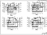 [辽宁]经典三层联排式别墅建筑剖面设计CAD图纸图片1