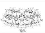 娱乐城大厦平立剖建筑设计CAD施工图图片1
