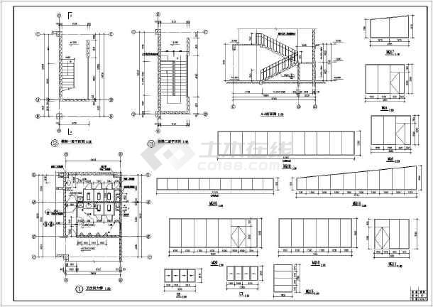 小超市施工及设计方案全套CAD平面图