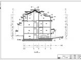 某地区高档别墅h型建筑设计CAD施工方案图图片1