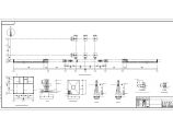 工厂南门门卫建筑结构详细cad施工图纸图片1