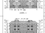 某地联排别墅设计方案的CAD建筑图纸图片1