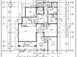 某地三层单体别墅建筑设计施工CAD图纸图片1