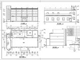 某食堂全套施工及设计方案CAD平面图图片1