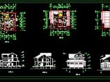 三层小别墅建筑cad施工图（共7张）图片1