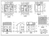 简单小型的私人住宅建筑CAD设计图图片1