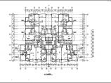 塔楼住宅标准层跃层平面CAD设计图纸图片1