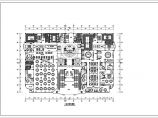 大型假日酒店广场建筑设计cad精简图纸图片1