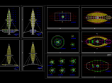 观光塔设计方案详细CAD图（共10张）图片1