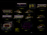 渡假村茶室全套施工CAD图（共9张）图片1