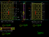 别墅入户门装修设计CAD详图（节点详细）图片1