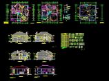 某地区大型钢结构别墅建筑施工图（全集）图片1