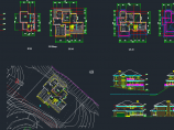 某地区坡地独栋1号别墅建筑设计CAD施工方案图图片1
