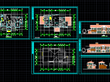 某两层别墅建筑设计施工CAD方案图纸带效果图图片1