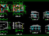 乡村别墅建筑设计施工CAD方案及效果图图片1