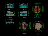 某精美设计别墅CAD建筑设计施工平立面图纸图片1