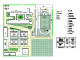 某地小型中学规划建筑cad平面图图片1