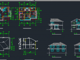 某地丽水乡村别墅建筑设计CAD施工图图片1