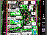 某综合住宅建筑小区规划CAD总平面图纸图片1
