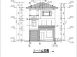 某豪华小区三层别墅建筑施工图（共13张）图片1