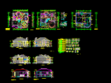 钢结构别墅建筑施工cad设计方案图纸图片1