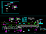 城市综合管廊平面及剖面设计CAD图图片1