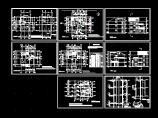 单体别墅楼建筑施工cad设计方案图纸图片1