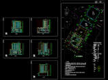 某商务广场规划CAD图纸（共6张）图片1