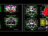 三层双拼中式经典豪华别墅施工设计图图片1