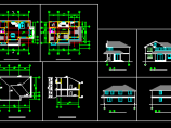 乡村别墅建筑施工cad设计方案详图图片1