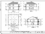 某地二层欧式砖混私宅施工图（含建筑结构效果图）图片1