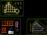 多层小型别墅建筑施工CAD设计方案图纸图片1