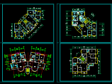 转角户型住宅楼建筑施工CAD设计方案图纸图片1