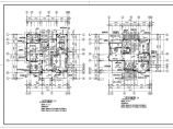 某地亚东花园城小别墅建筑结构CAD图纸图片1