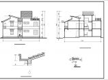 某地小型别墅方案建筑结构施工总图纸图片1