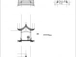 古典景观四角亭设计CAD施工详图图片1