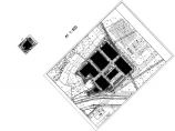 某医疗器械产业园建筑总图和地下室平面图图片1