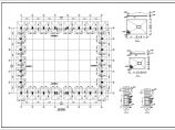 2017某排架结构平房粮仓结构CAD图纸（含设计说明）图片1