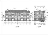 某西湖别墅单体建筑施工图纸（共8张）图片1