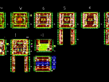 大型超市平面施工设计CAD建筑方案图图片1